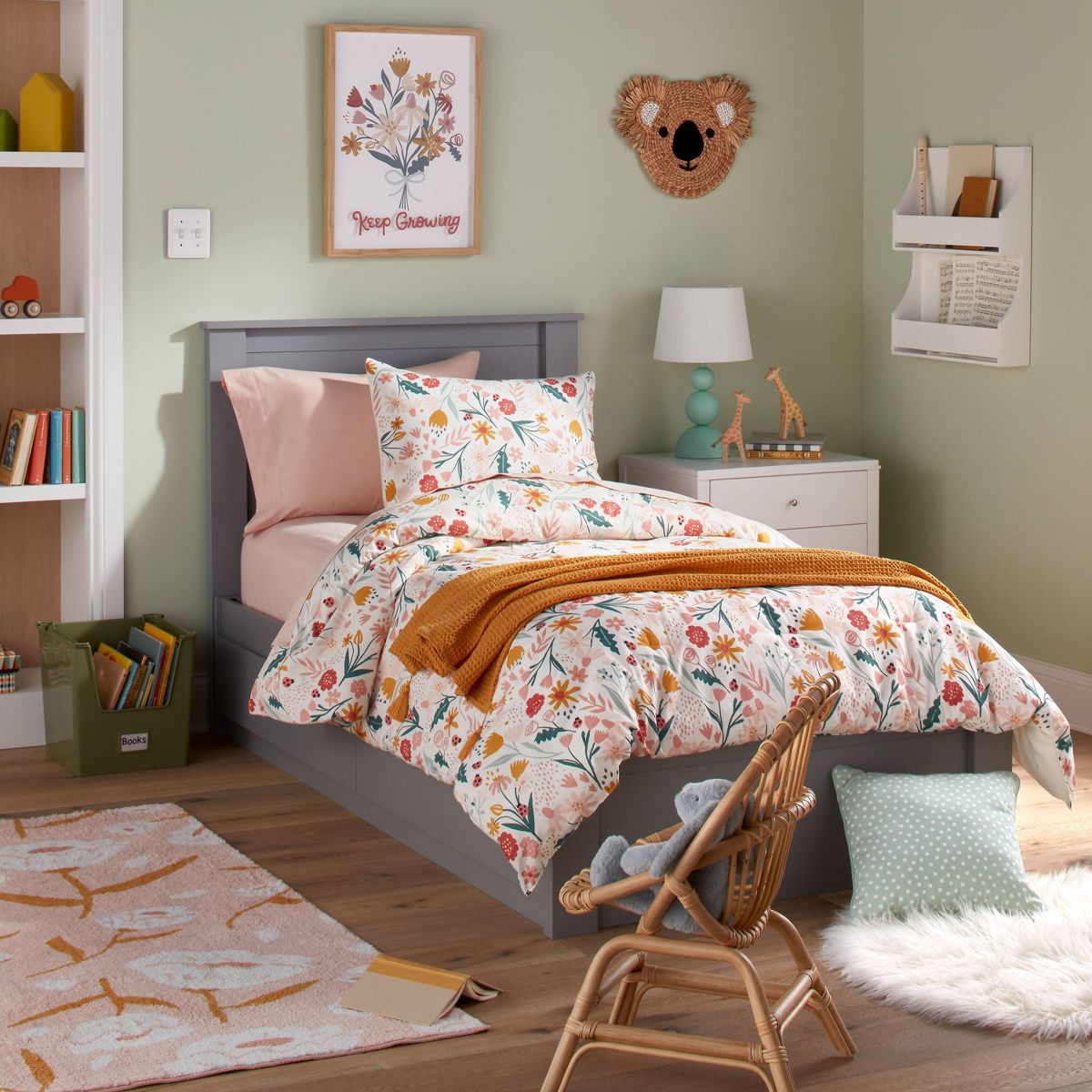 Garden Floral Kids' Comforter Set