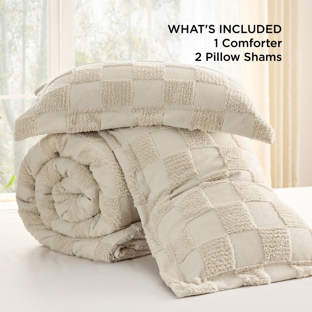 ufted Boho Bedding Set